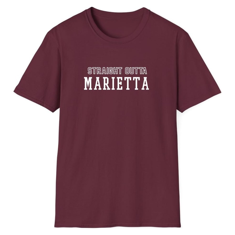STRAIGHT OUTTA MARIETTA — Maroon