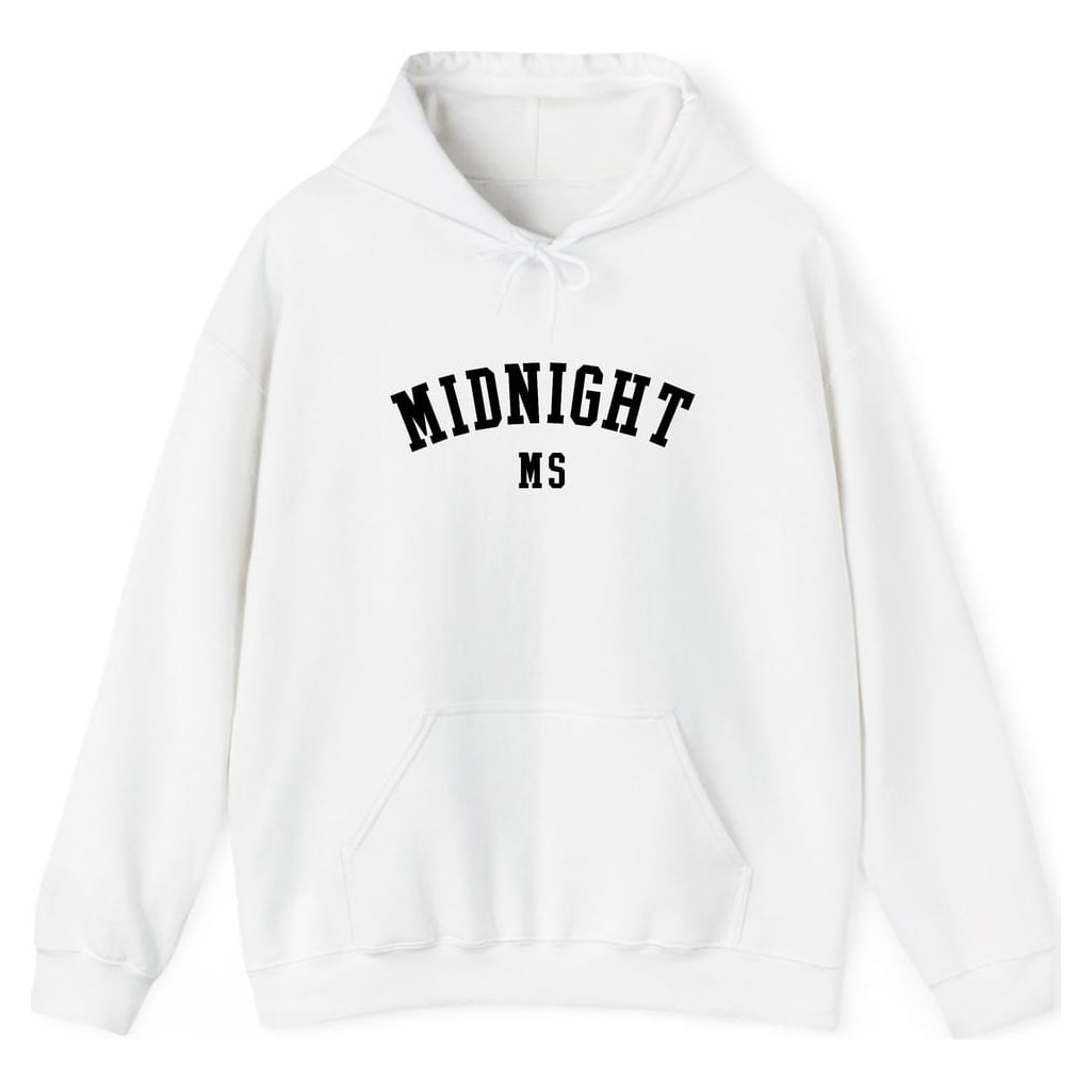 MIDNIGHT MISSISSIPPI ARCHED — White