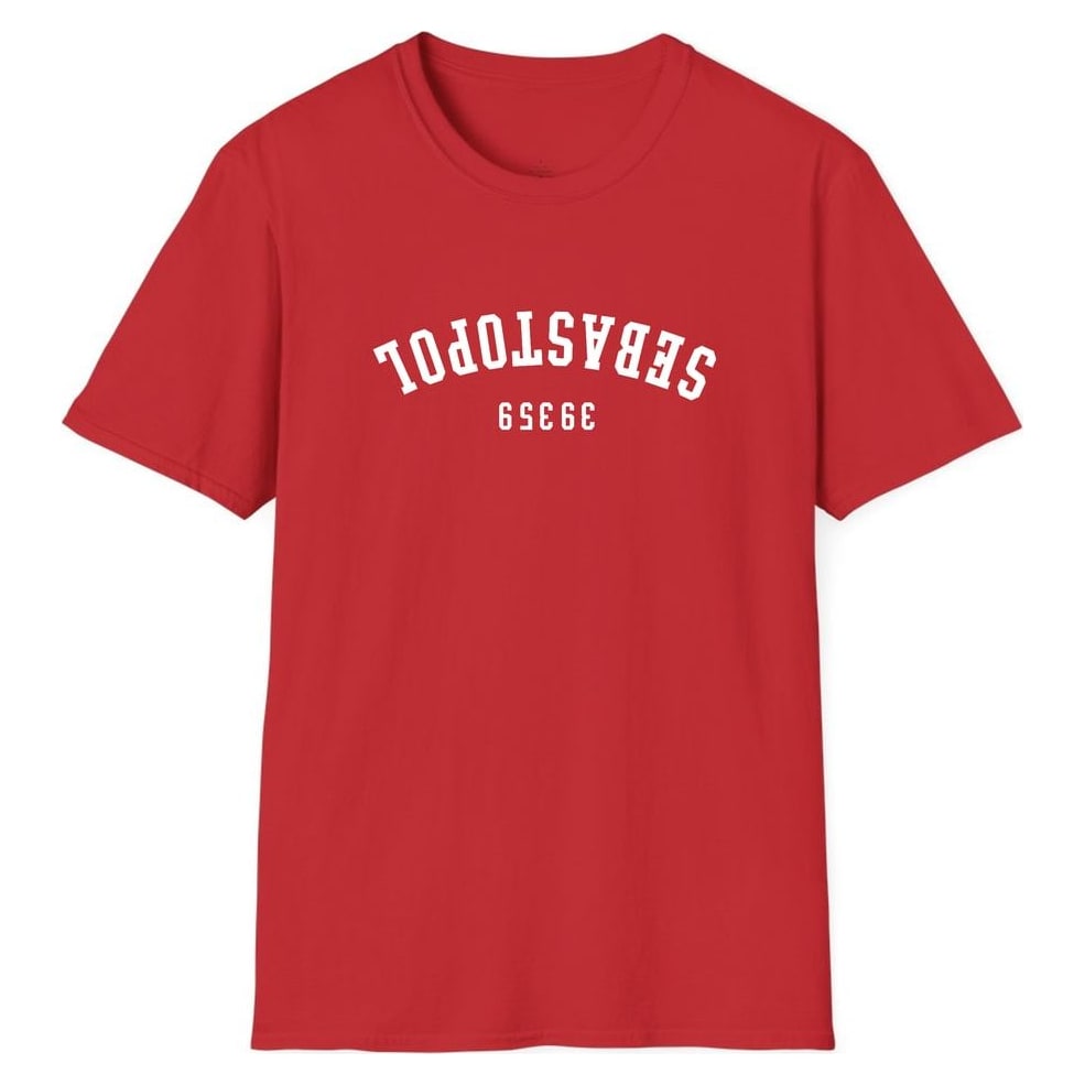 SEBASTOPOL 39359 ARCHED - UPSIDE DOWN — Red