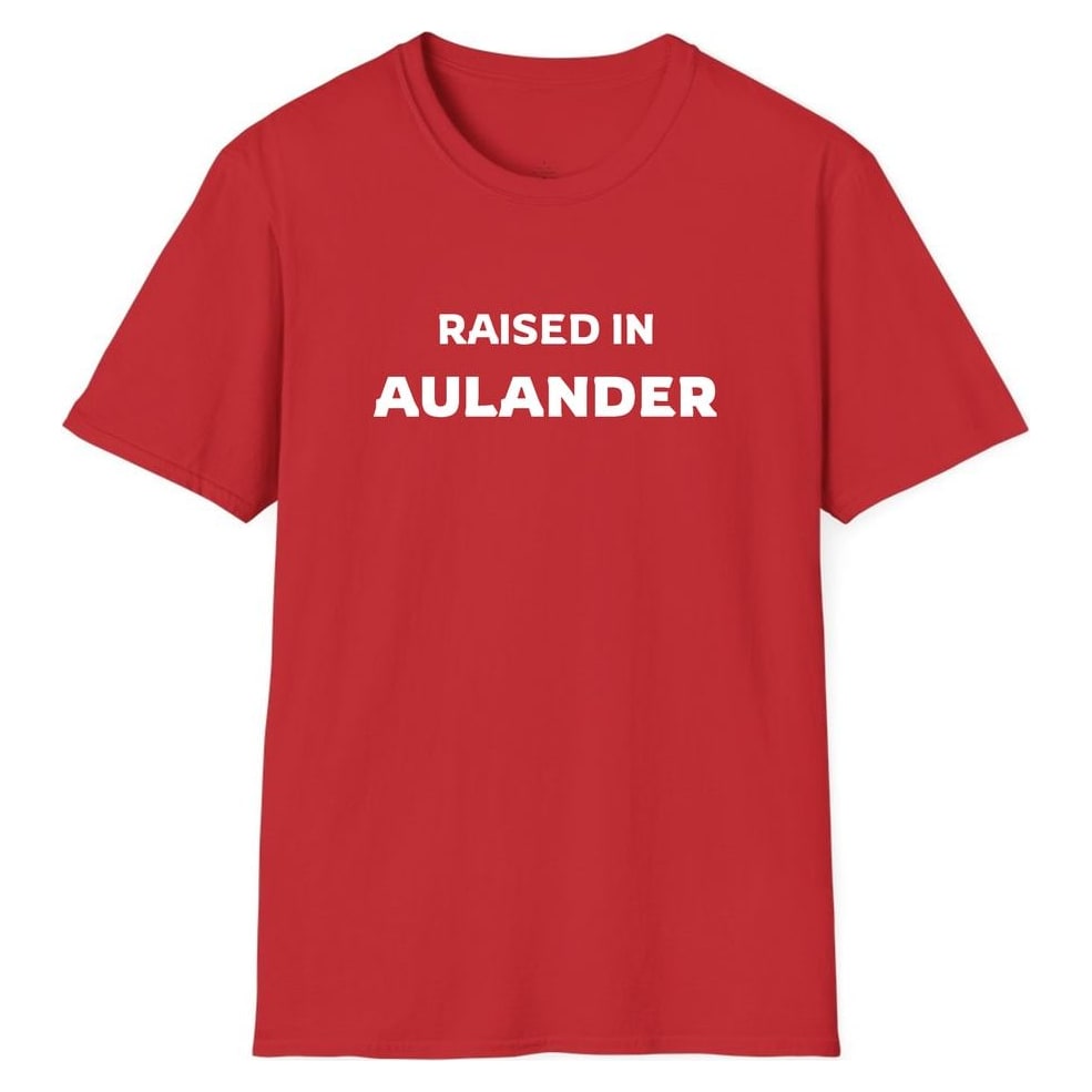 RAISED IN AULANDER — Red