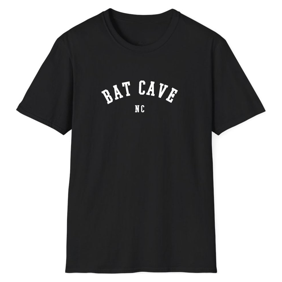 Bat Cave NORTH CAROLINA ARCHED — Unisex Softstyle T-Shirt