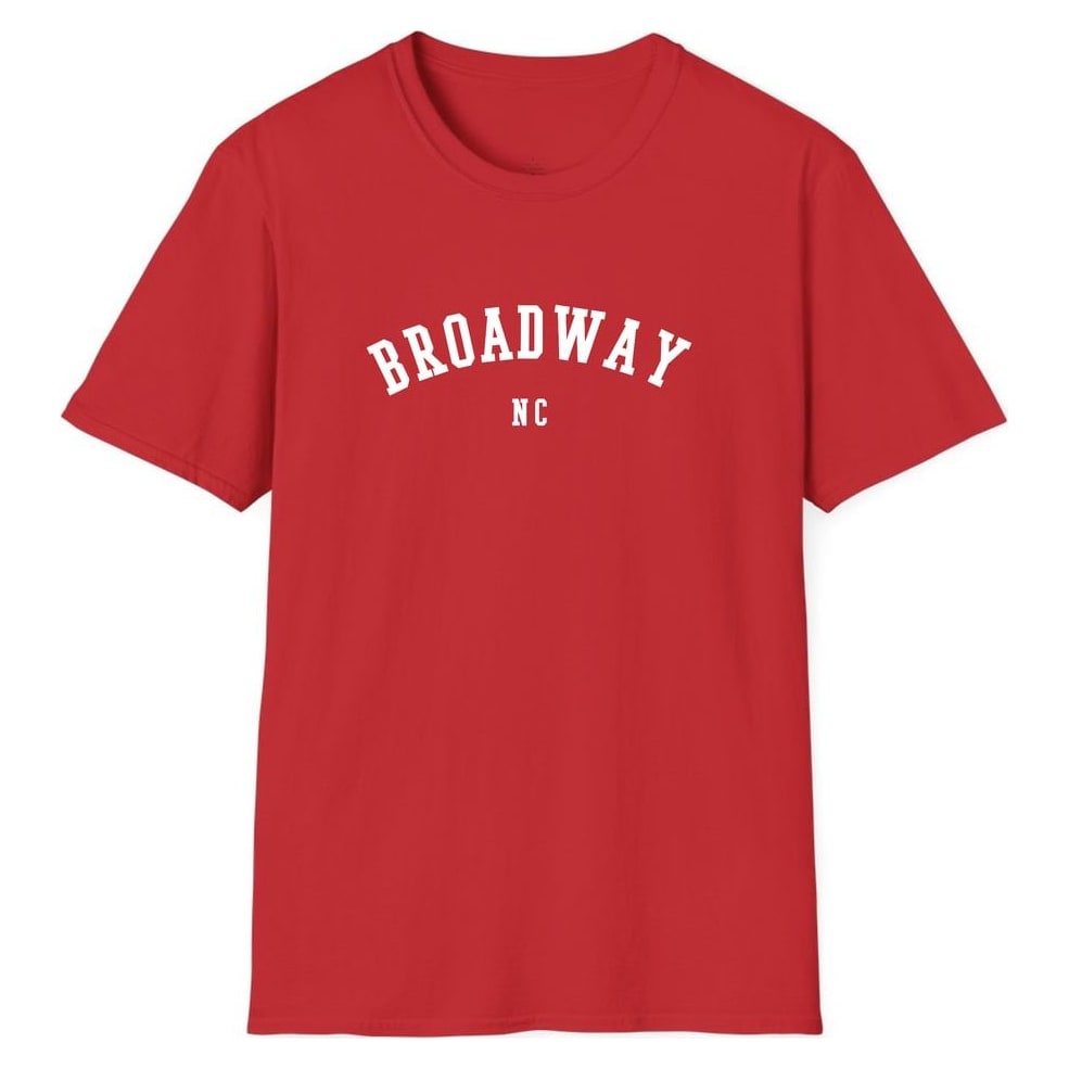 BROADWAY NORTH CAROLINA ARCHED — Red
