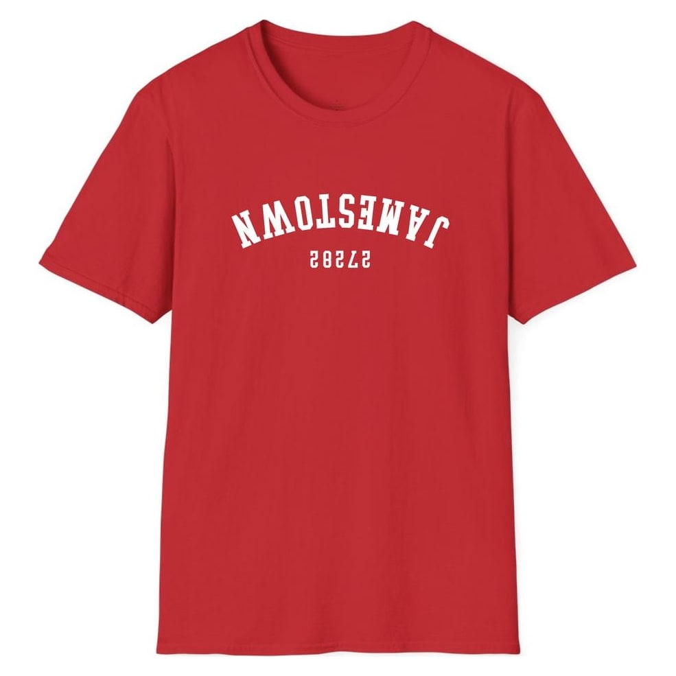 JAMESTOWN 27282 ARCHED - UPSIDE DOWN — Red