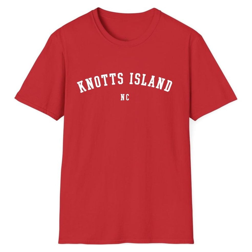 KNOTTS ISLAND NORTH CAROLINA ARCHED — Red