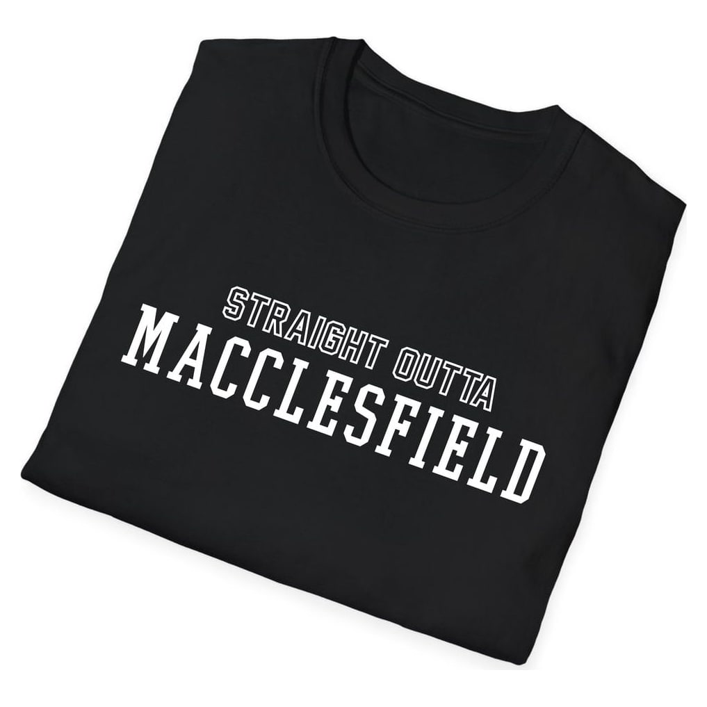 STRAIGHT OUTTA Macclesfield — Black — view 4