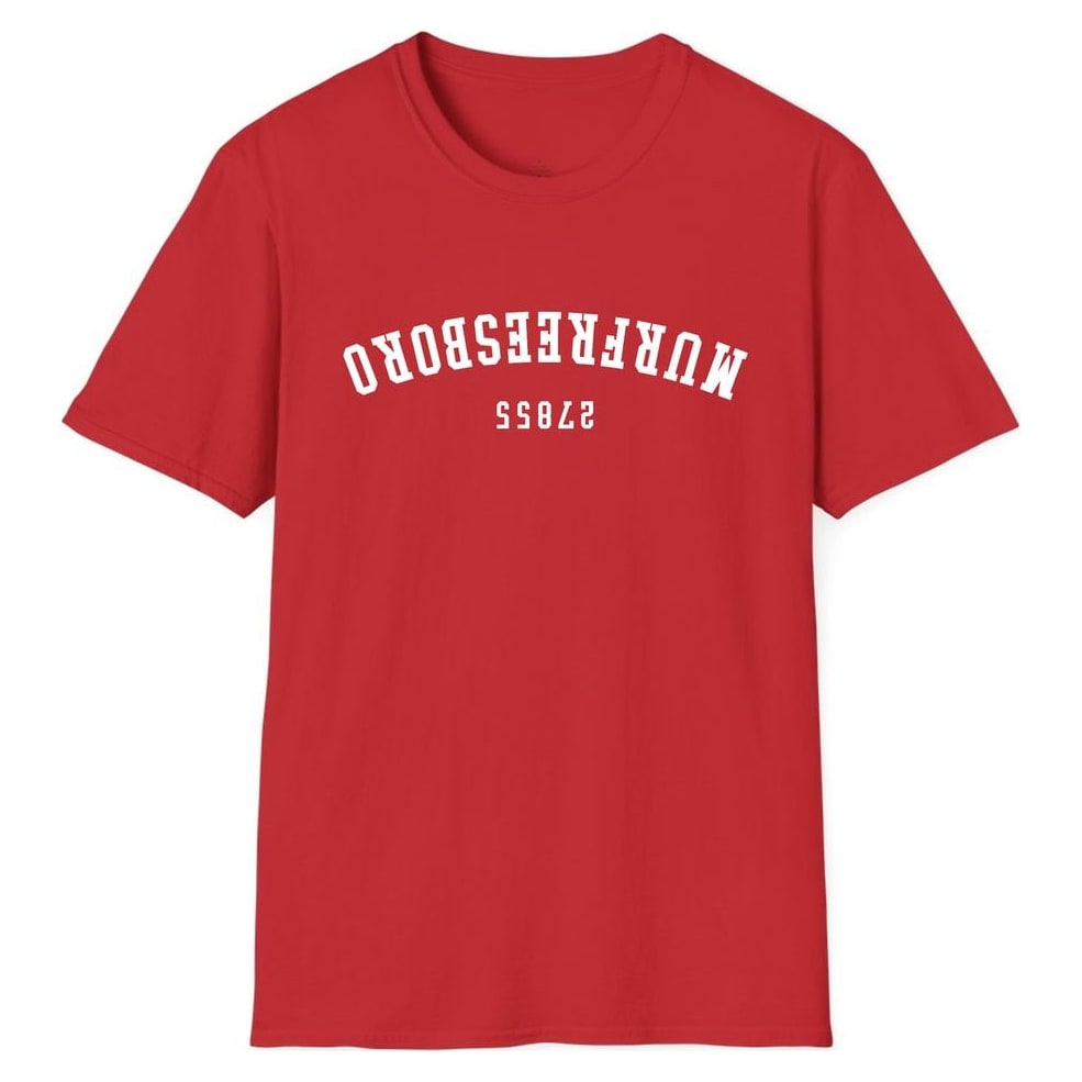 MURFREESBORO 27855 ARCHED - UPSIDE DOWN — Red