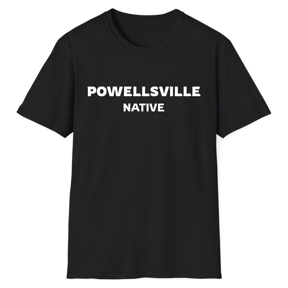 Powellsville NATIVE — Unisex Softstyle T-Shirt