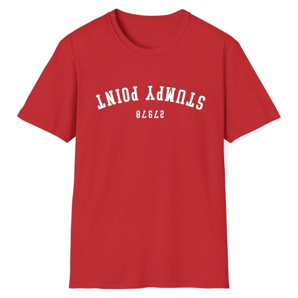 STUMPY POINT 27978 ARCHED - UPSIDE DOWN — Red