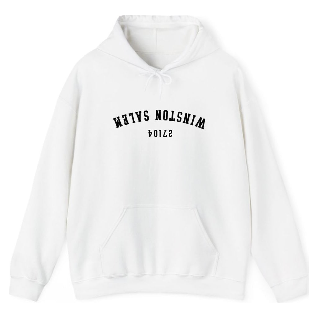 Winston Salem 27104 Arched - Upside Down — White