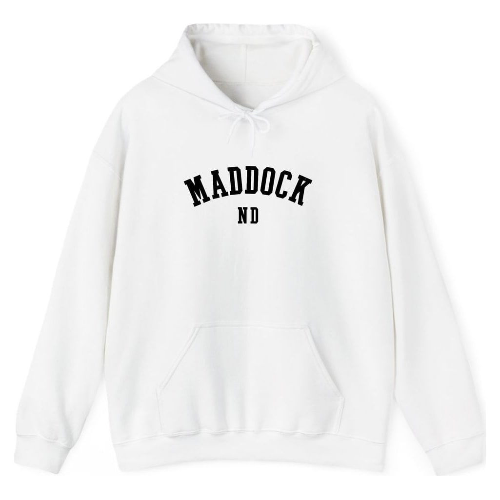 MADDOCK NORTH DAKOTA ARCHED — White