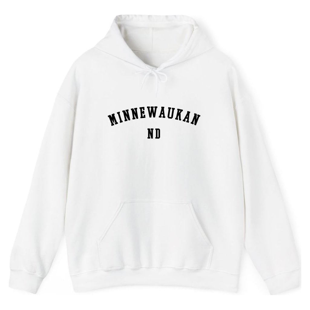 MINNEWAUKAN NORTH DAKOTA ARCHED — White