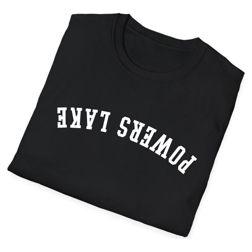 Powers Lake ARCHED - UPSIDE DOWN — Black — view 4