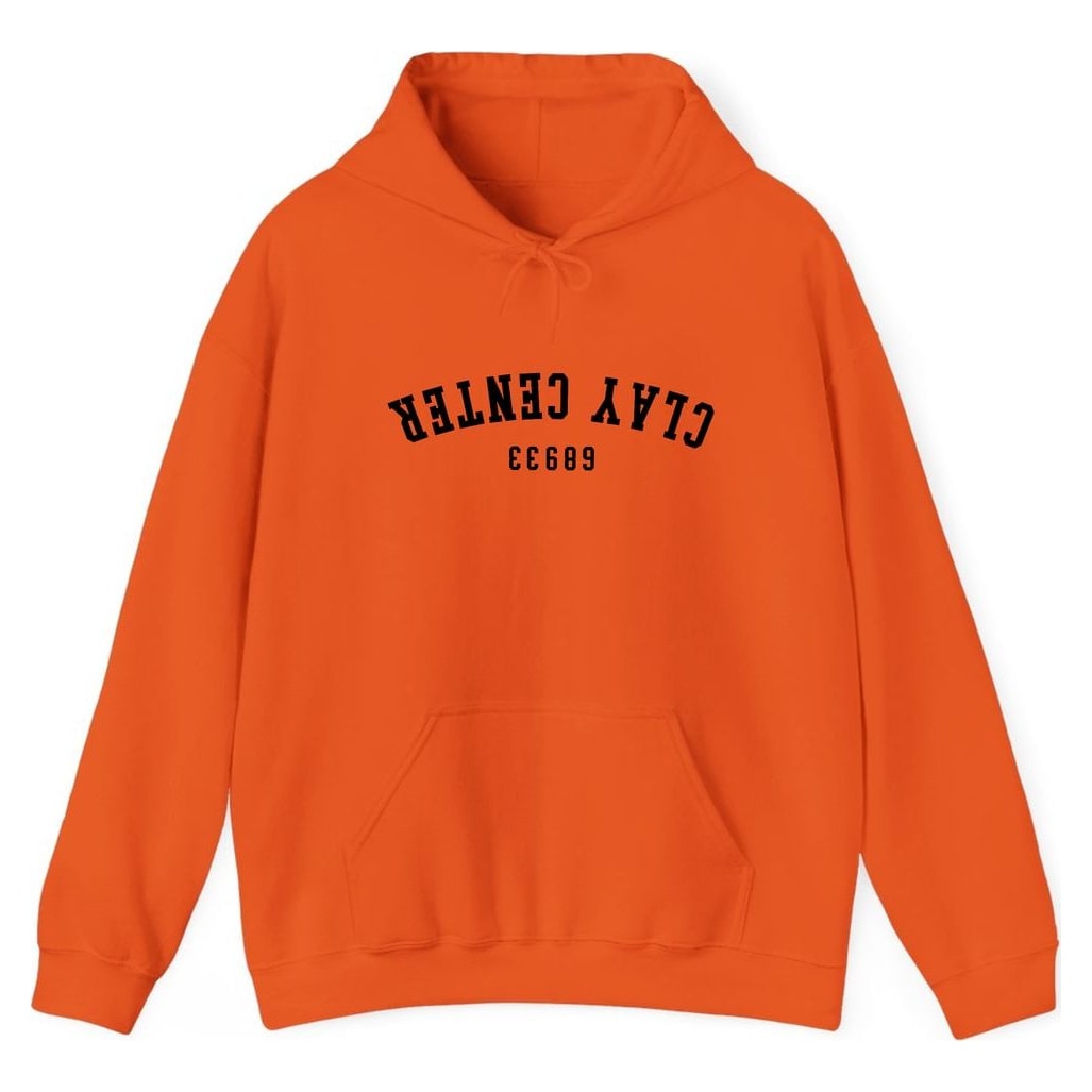 CLAY CENTER 68933 ARCHED - UPSIDE DOWN — Orange