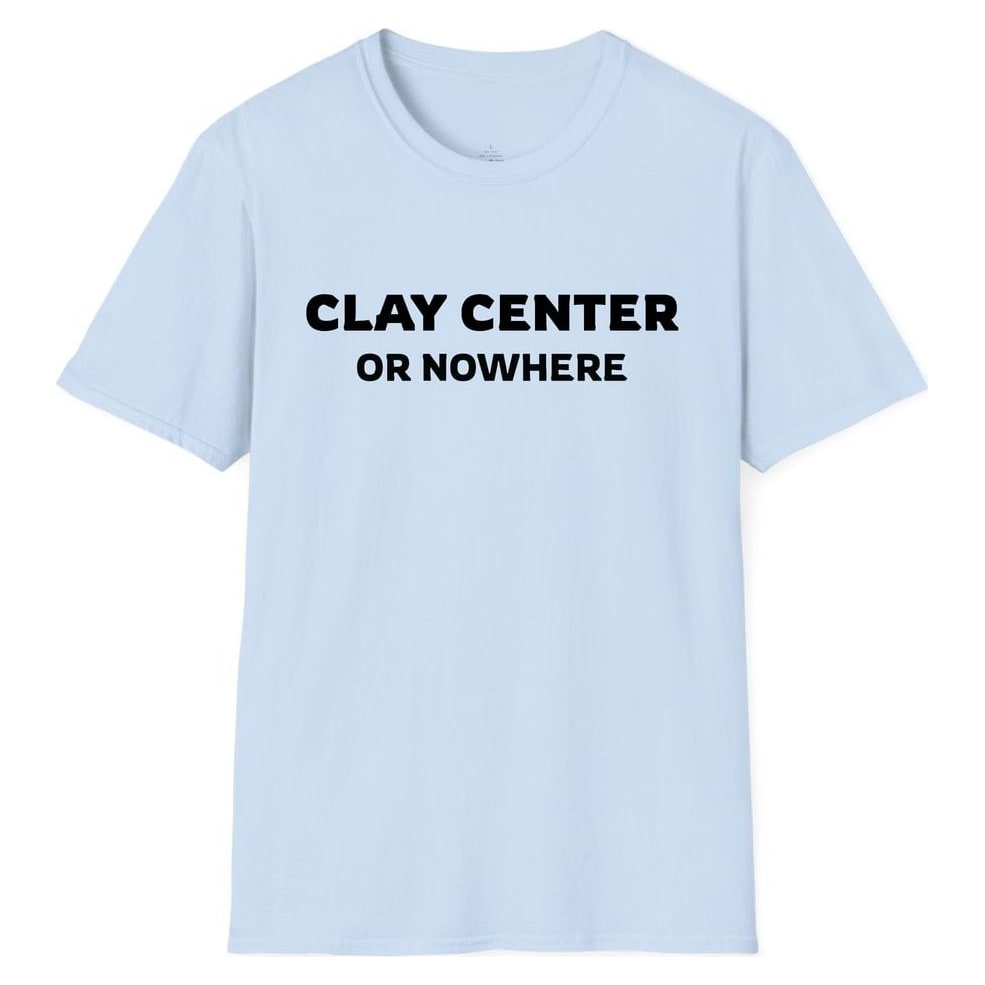 CLAY CENTER OR NOWHERE — Light Blue