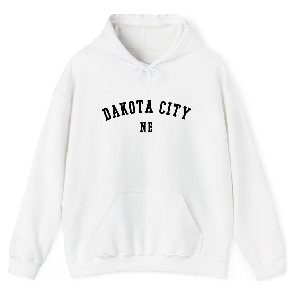 DAKOTA CITY NEBRASKA ARCHED — White