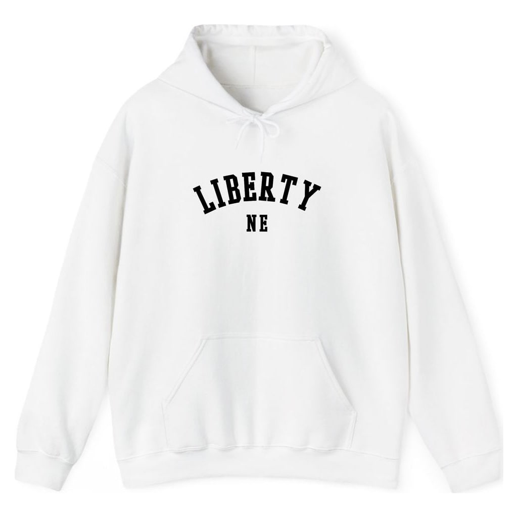 LIBERTY NEBRASKA ARCHED — White