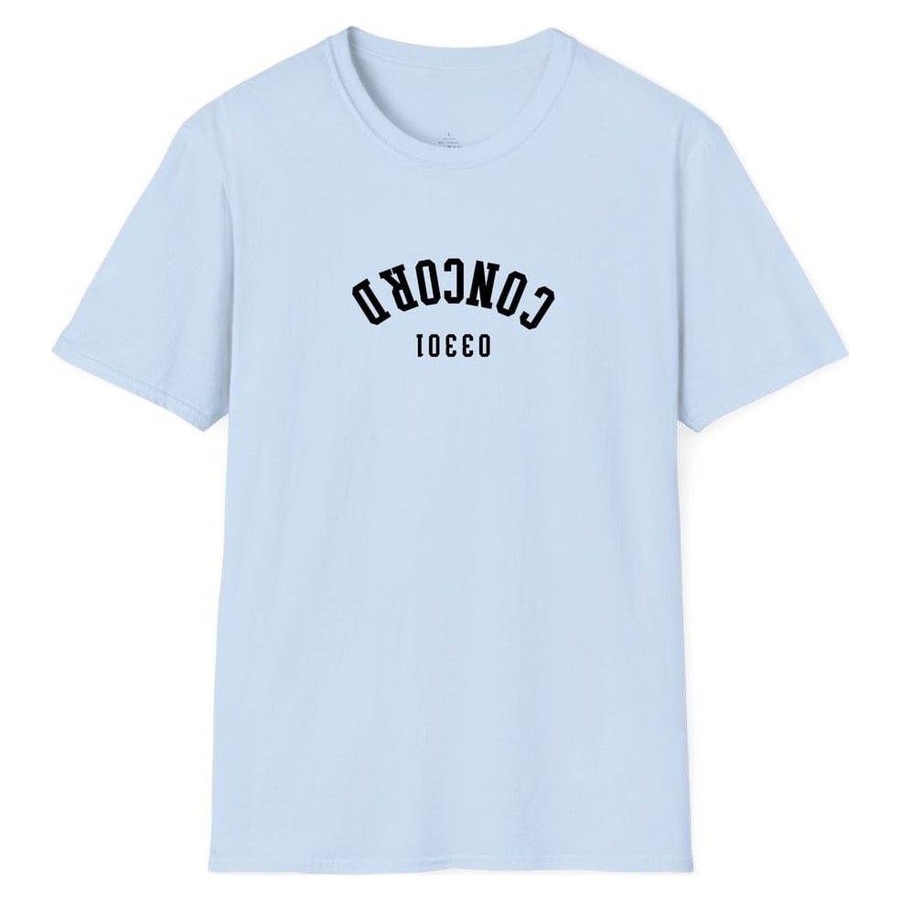 CONCORD 03301 ARCHED - UPSIDE DOWN — Light Blue
