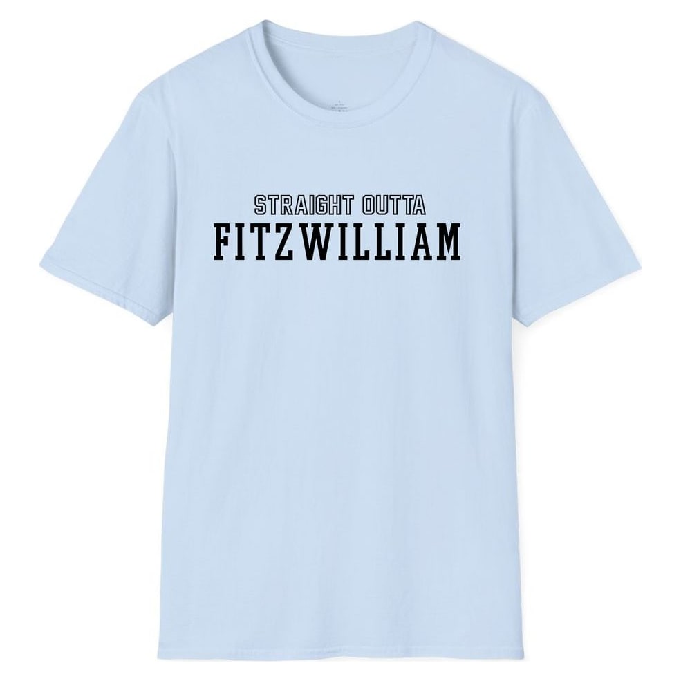 STRAIGHT OUTTA FITZWILLIAM — Light Blue