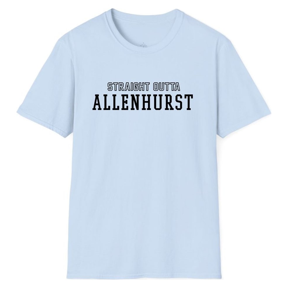 STRAIGHT OUTTA ALLENHURST — Light Blue