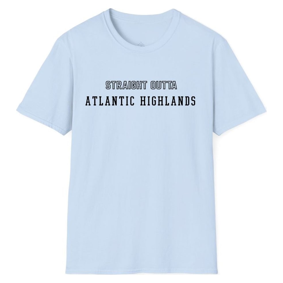 STRAIGHT OUTTA ATLANTIC HIGHLANDS — Light Blue