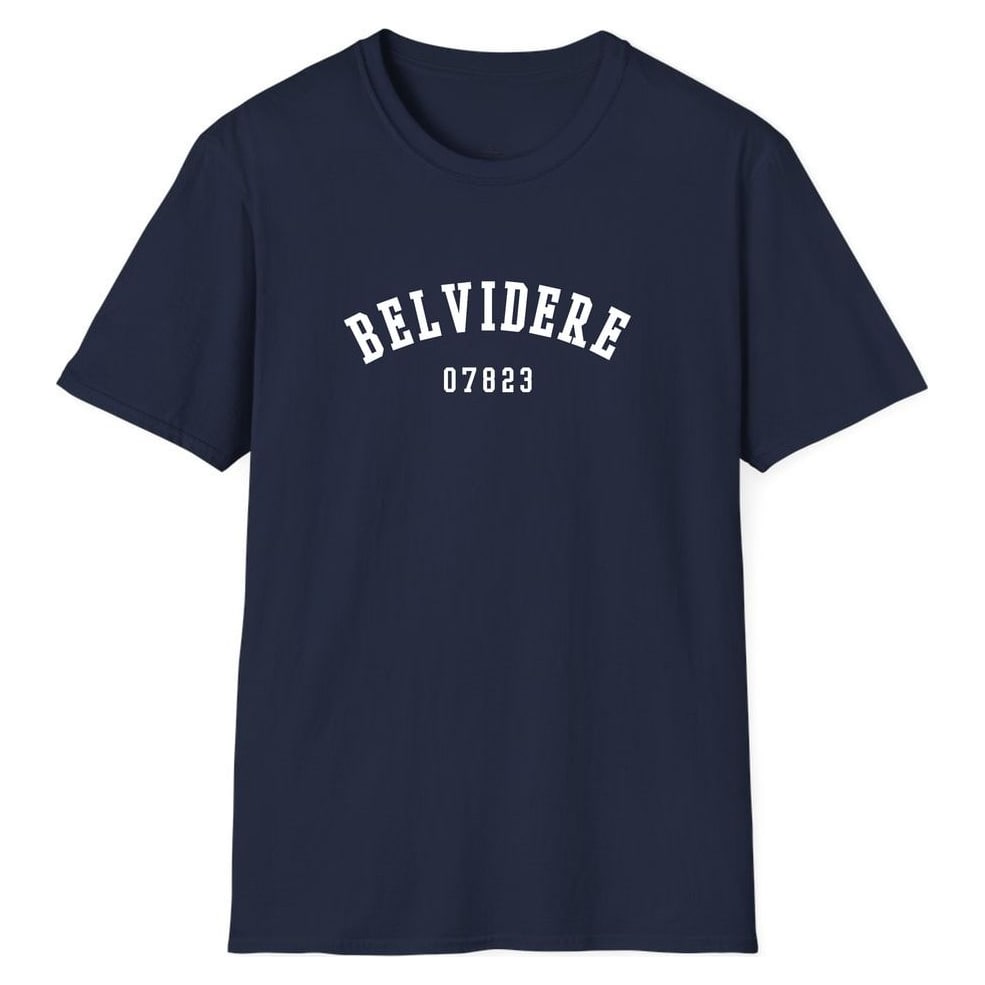 BELVIDERE 07823 ARCHED — Navy