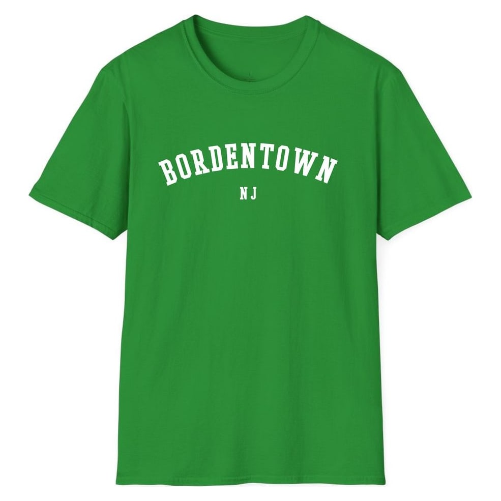 BORDENTOWN NEW JERSEY ARCHED — Irish Green