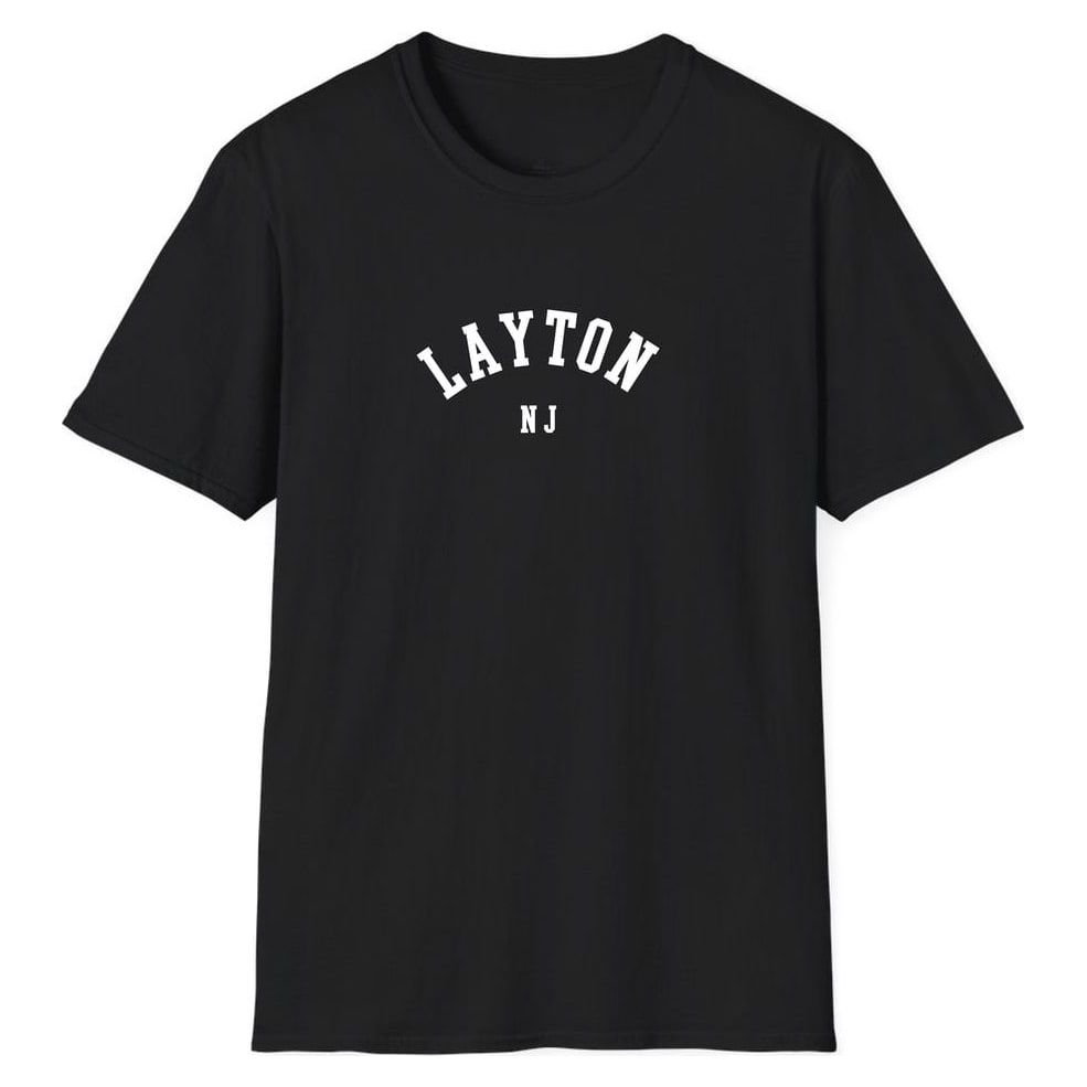 Layton NEW JERSEY ARCHED — Unisex Softstyle T-Shirt