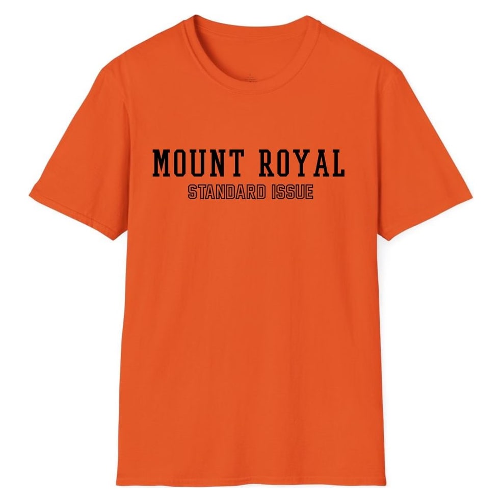MOUNT ROYAL STANDARD ISSUE — Orange