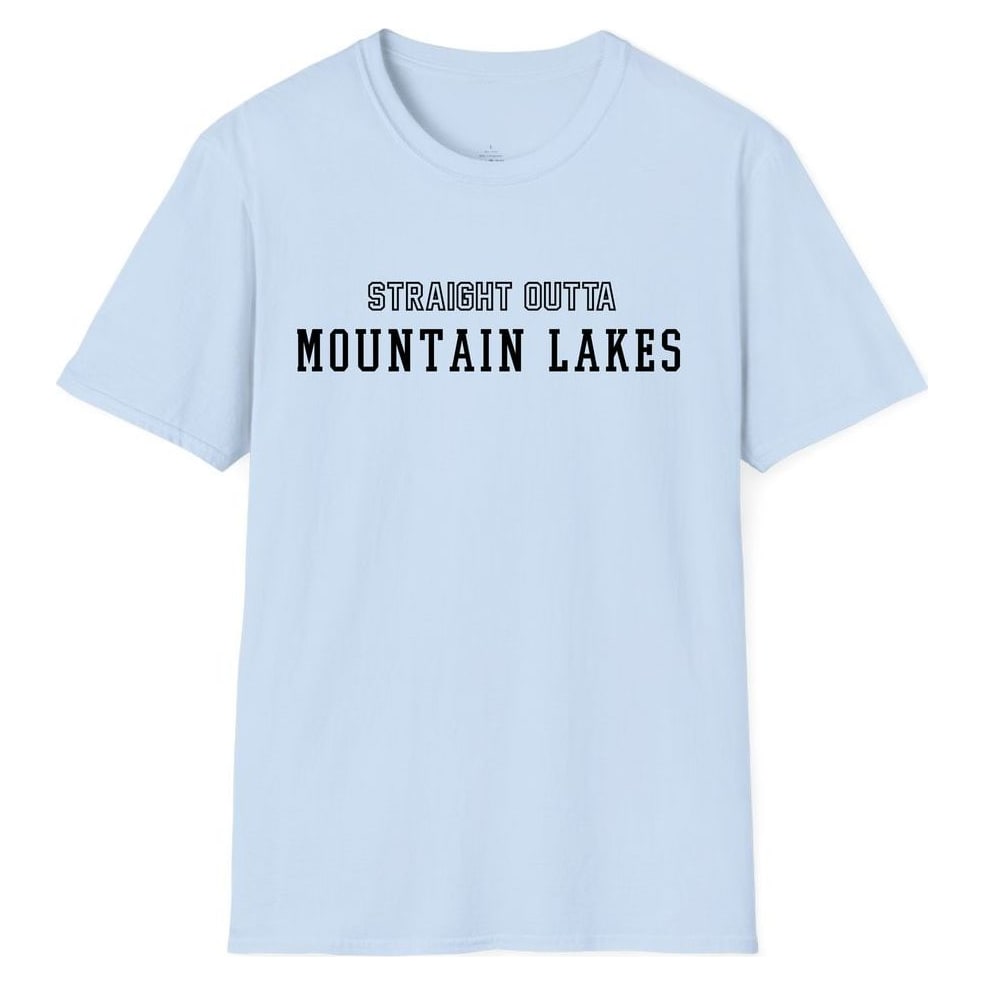 STRAIGHT OUTTA MOUNTAIN LAKES — Light Blue
