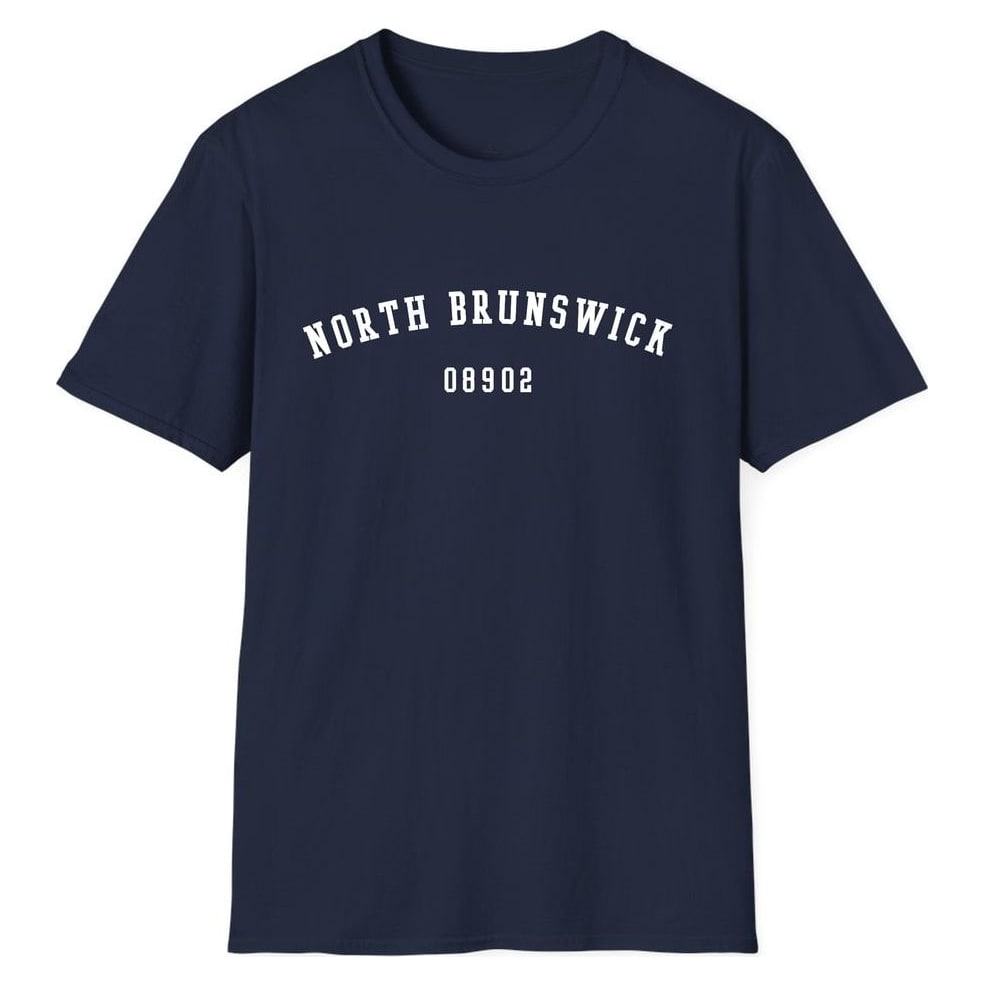 NORTH BRUNSWICK 08902 ARCHED — Navy