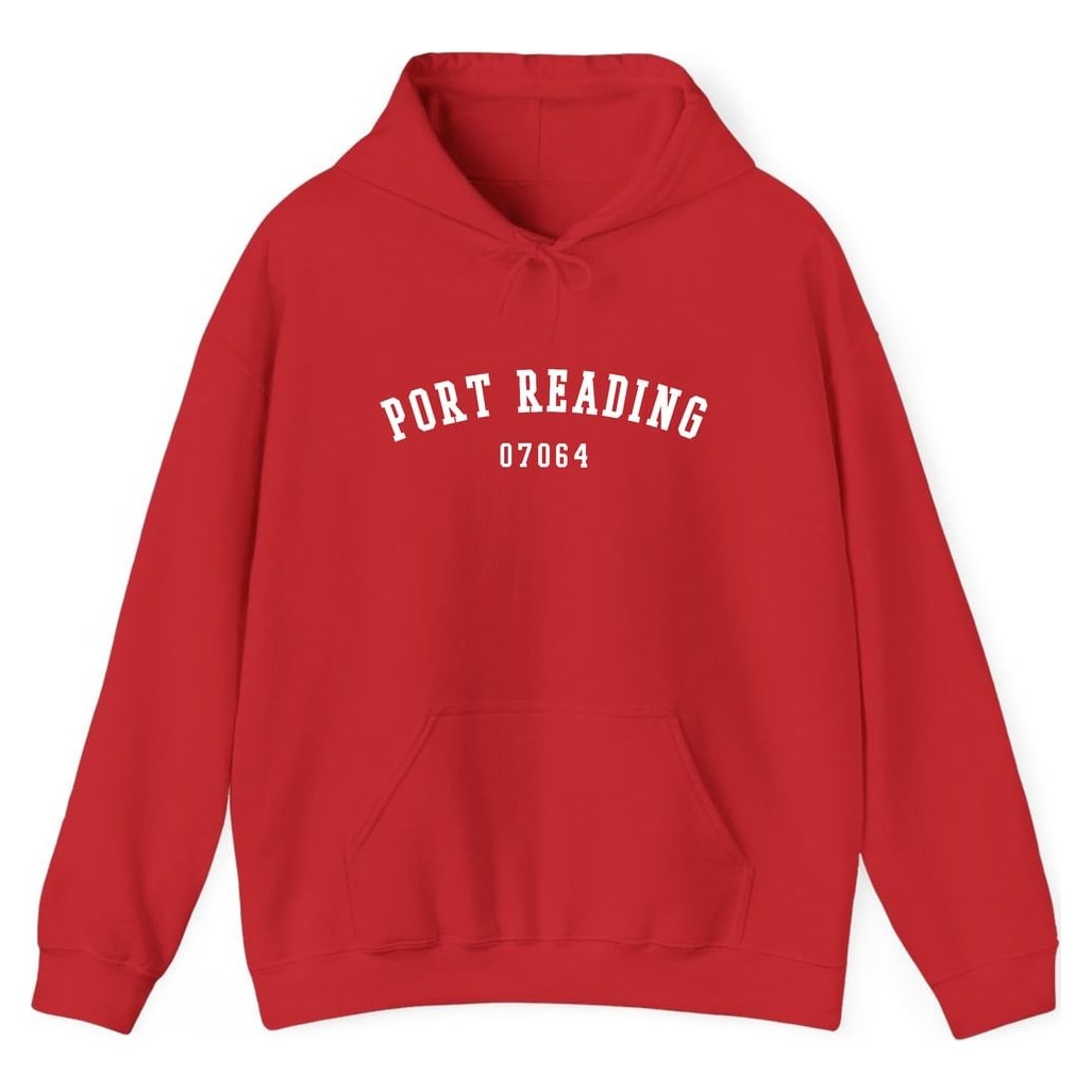 PORT READING 07064 ARCHED — Red