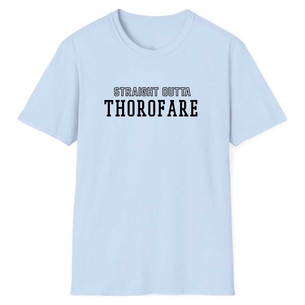 STRAIGHT OUTTA THOROFARE — Light Blue