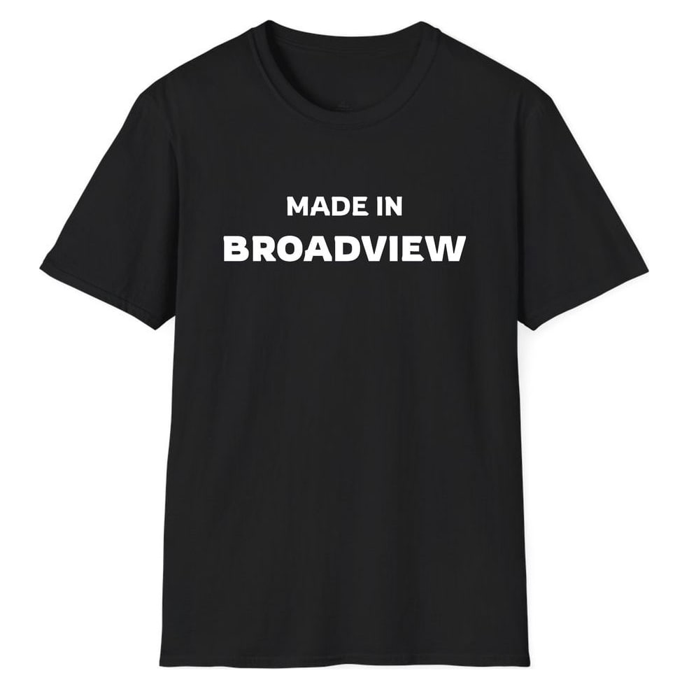 MADE IN Broadview — Unisex Softstyle T-Shirt
