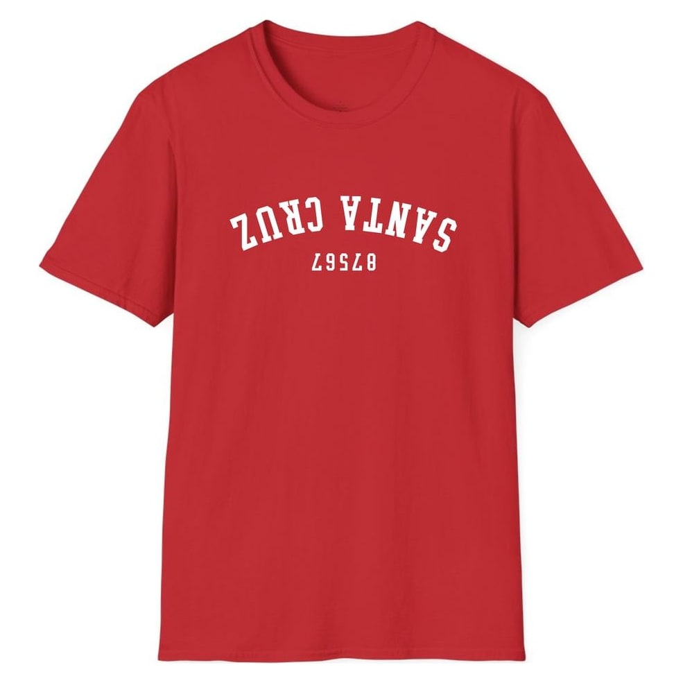 SANTA CRUZ 87567 ARCHED - UPSIDE DOWN — Red