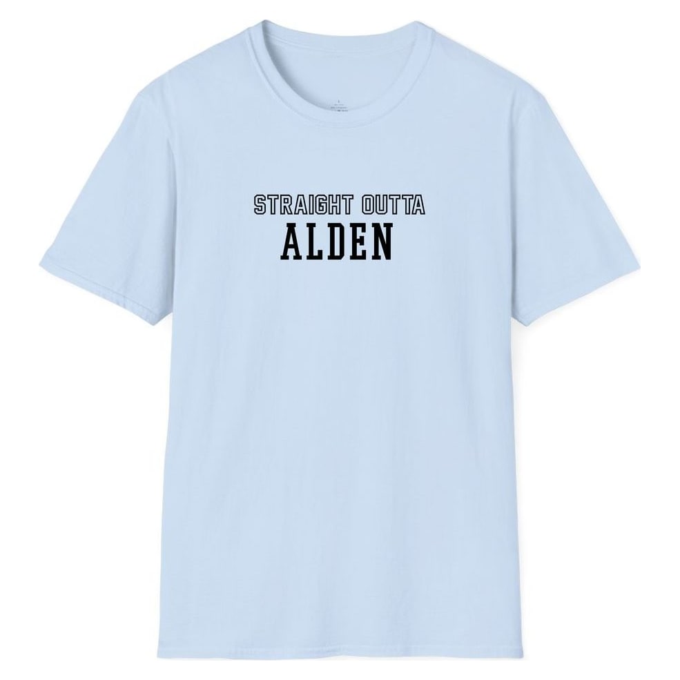 STRAIGHT OUTTA ALDEN — Light Blue