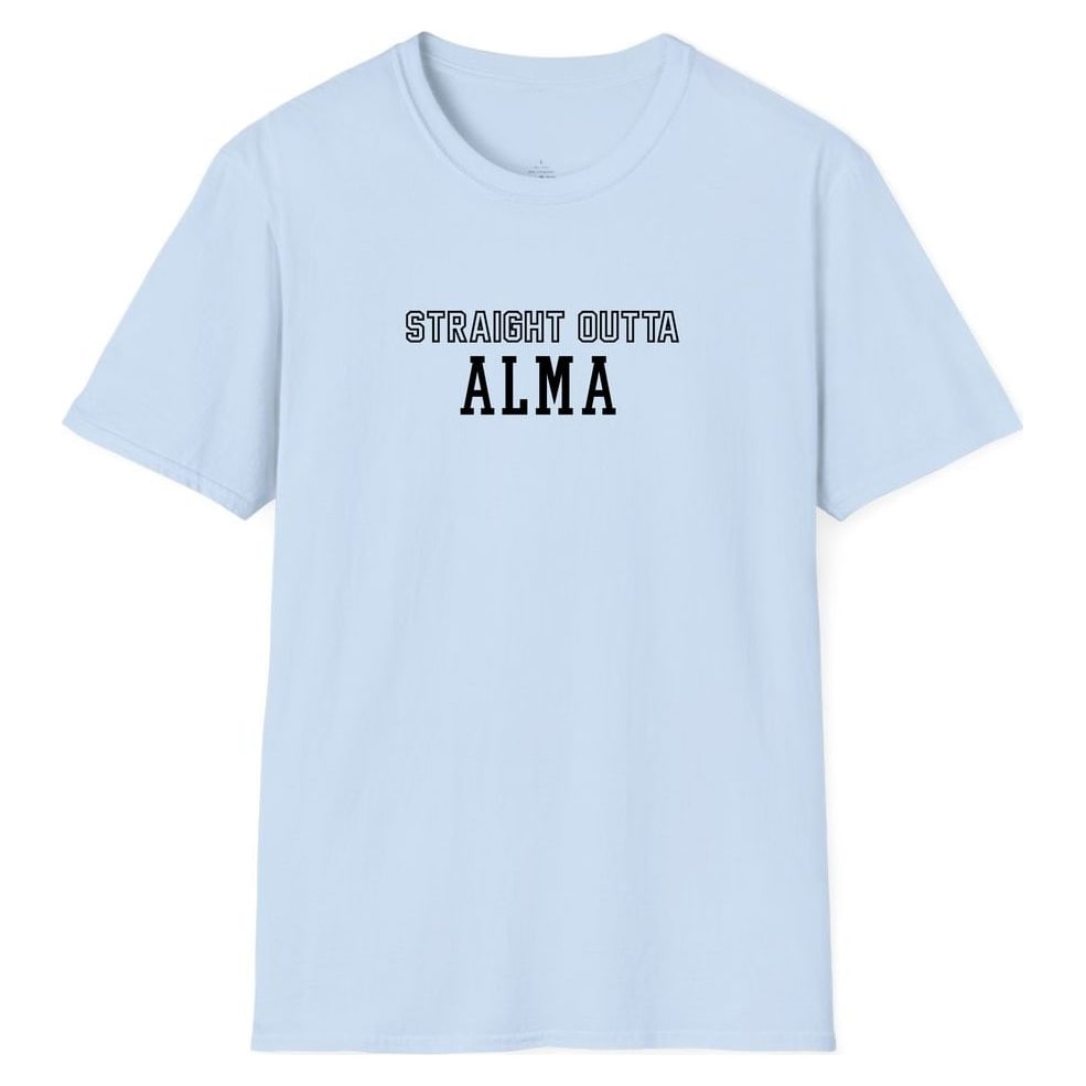 STRAIGHT OUTTA ALMA — Light Blue