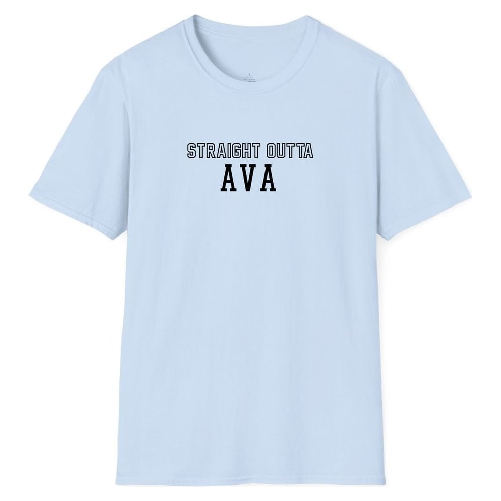 STRAIGHT OUTTA AVA — Light Blue