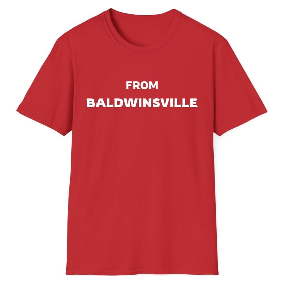 FROM BALDWINSVILLE — Red
