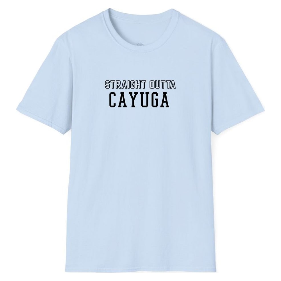 STRAIGHT OUTTA CAYUGA — Light Blue