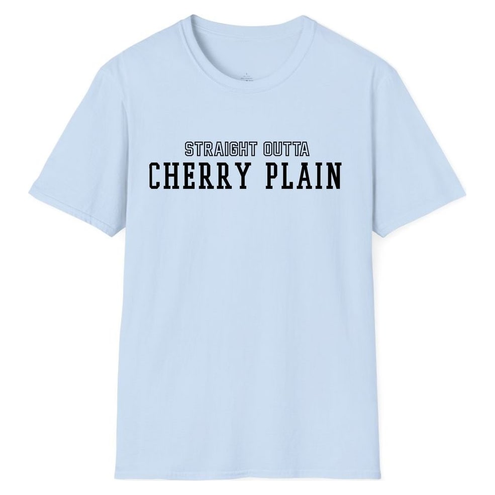 STRAIGHT OUTTA CHERRY PLAIN — Light Blue