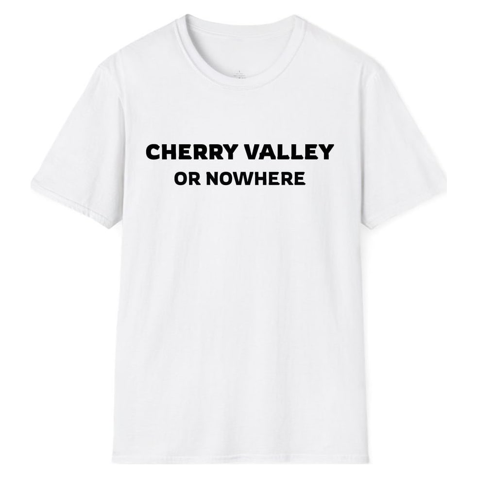 CHERRY VALLEY OR NOWHERE — White