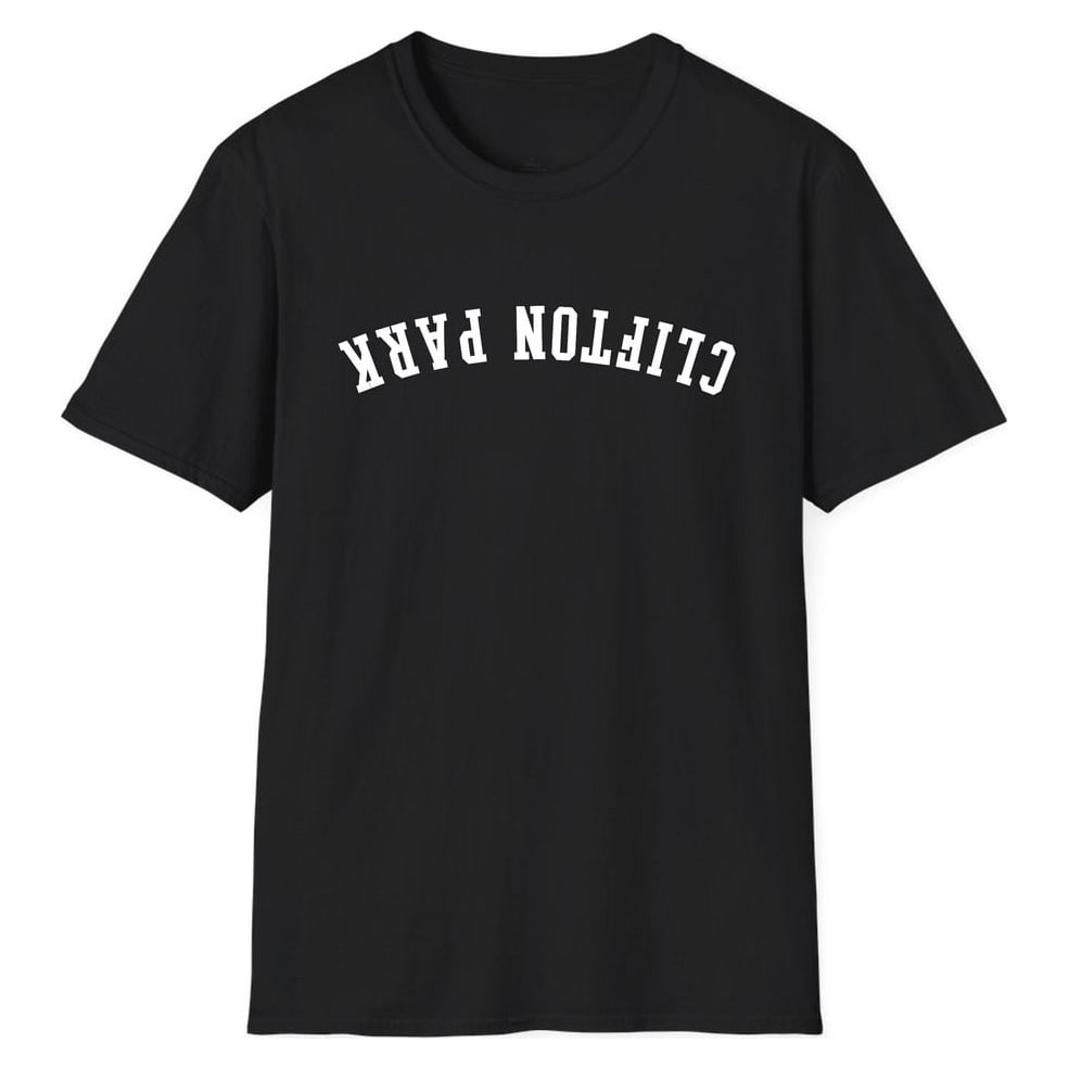Clifton Park ARCHED - UPSIDE DOWN — Unisex Softstyle T-Shirt
