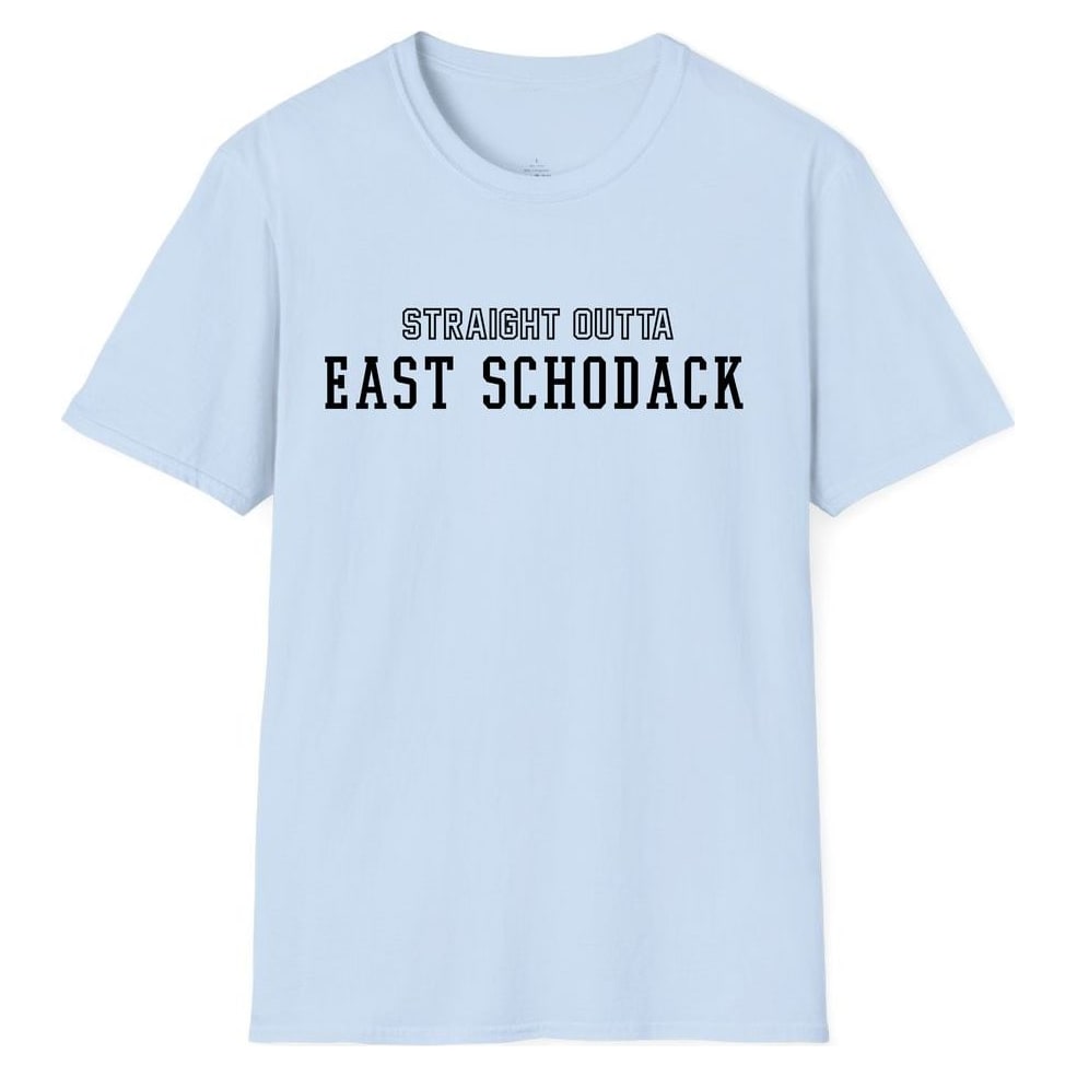 STRAIGHT OUTTA EAST SCHODACK — Light Blue