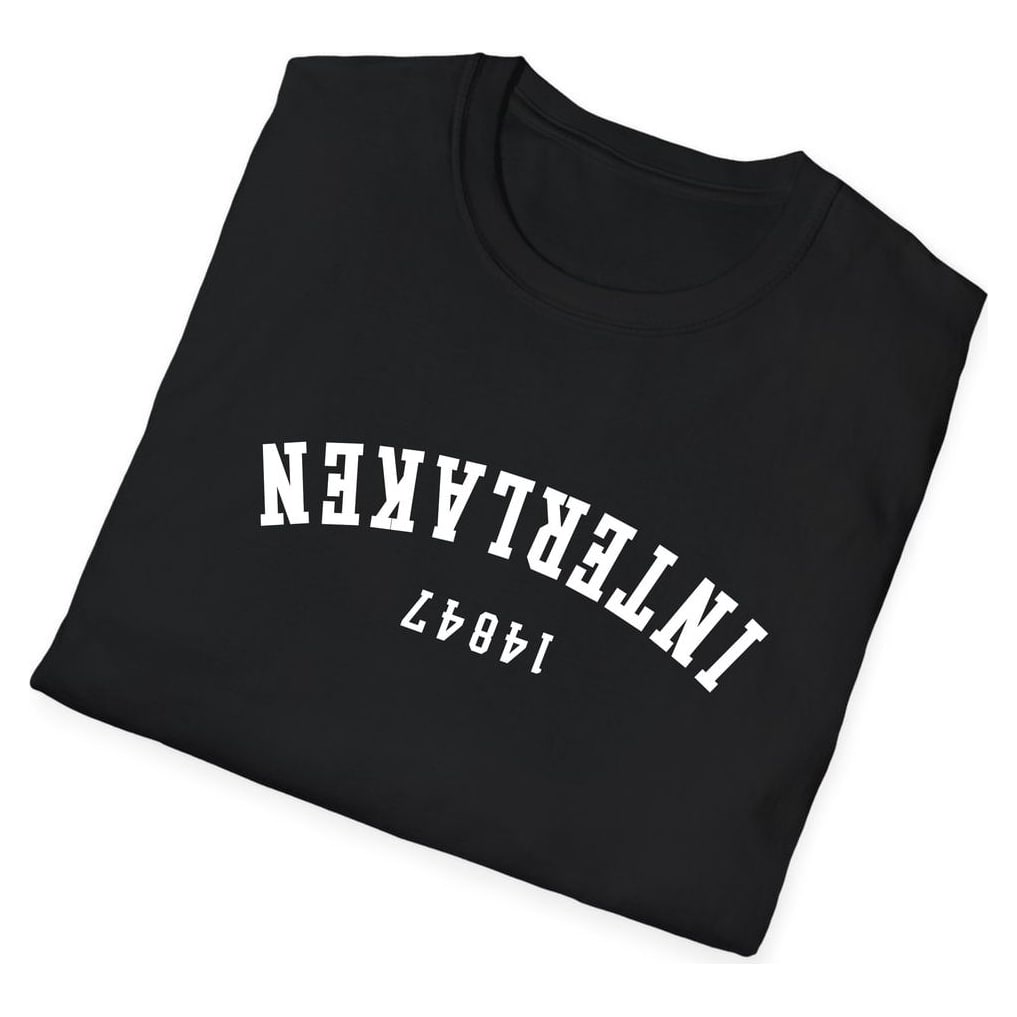 Interlaken 14847 ARCHED - UPSIDE DOWN — Black — view 4