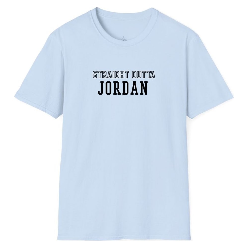STRAIGHT OUTTA JORDAN — Light Blue