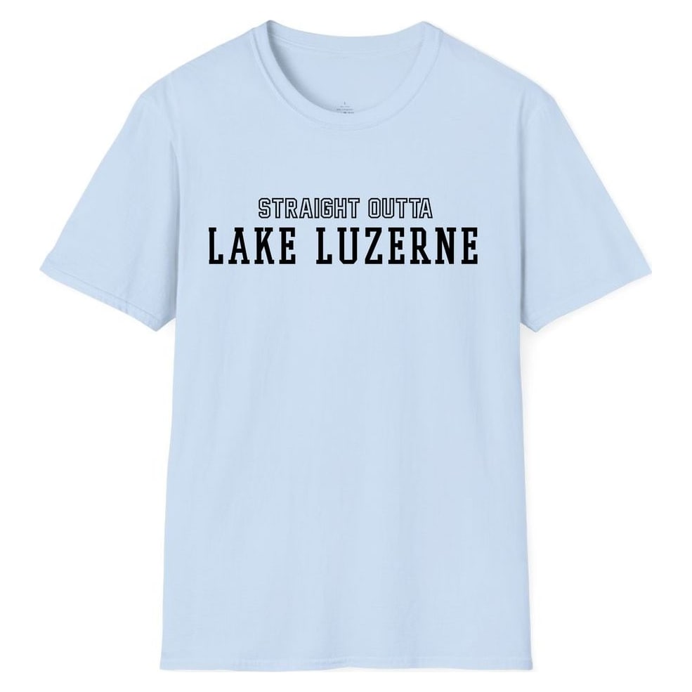STRAIGHT OUTTA LAKE LUZERNE — Light Blue