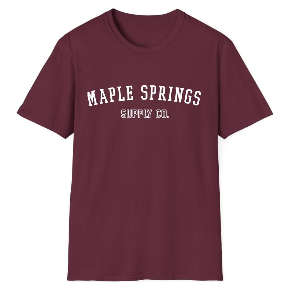 MAPLE SPRINGS SUPPLY CO. — Maroon