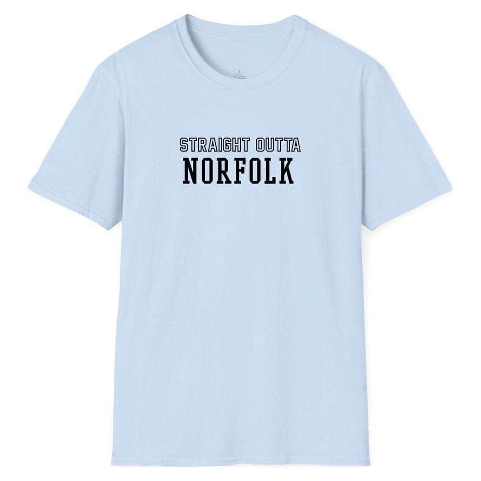 STRAIGHT OUTTA NORFOLK — Light Blue