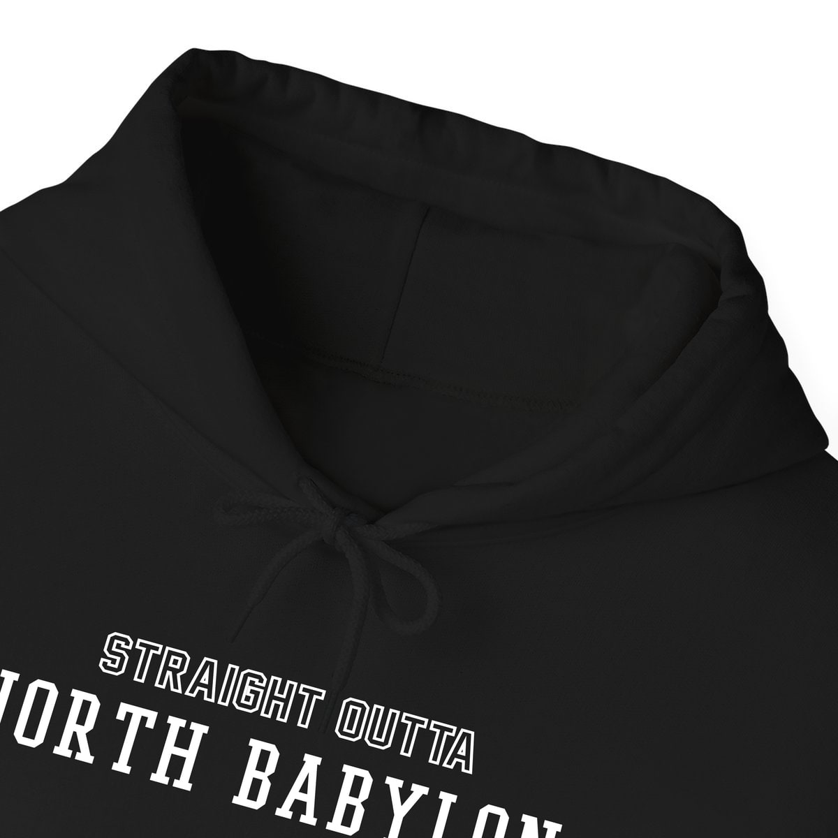 STRAIGHT OUTTA North Babylon — Black — view 4