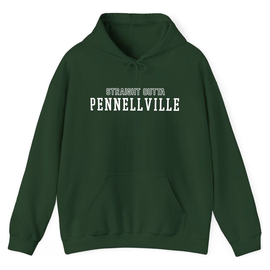 STRAIGHT OUTTA PENNELLVILLE — Forest Green